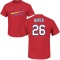 Luken Baker Name & Number T-Shirt - Red