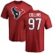 Maliek Collins Name & Number T-Shirt - Red