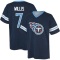 Malik Willis Name & Number Game Day V-Neck T-Shirt - Navy
