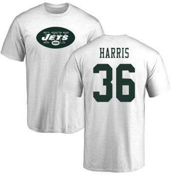 Marcell Harris Name & Number T-Shirt - White