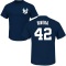 Mariano Rivera Name & Number T-Shirt - Navy