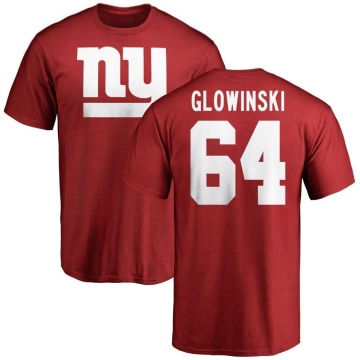 Mark Glowinski Name & Number T-Shirt - Red