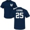 Mark Teixeira Name & Number T-Shirt - Navy