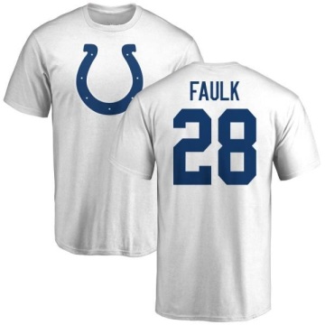 Marshall Faulk Name & Number T-Shirt - White