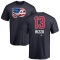Massimo Rizzo Name and Number Banner Wave T-Shirt - Navy