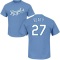 Matt Beaty Name & Number T-Shirt - Light Blue