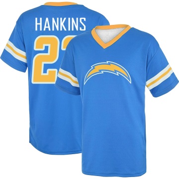 Matt Hankins Name & Number Game Day V-Neck T-Shirt - Royal