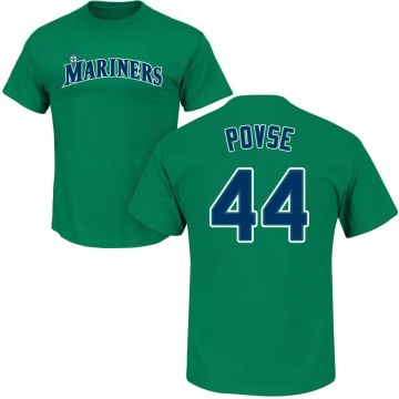 Max Povse Name & Number T-Shirt - Green