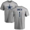 Mazi Smith Name & Number T-shirt - Gray