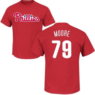 McKinley Moore Name & Number T-Shirt - Red