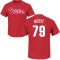 McKinley Moore Name & Number T-Shirt - Red