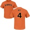 Mel Ott Name & Number T-Shirt - Orange