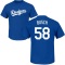 Michael Busch Name & Number T-Shirt - Royal