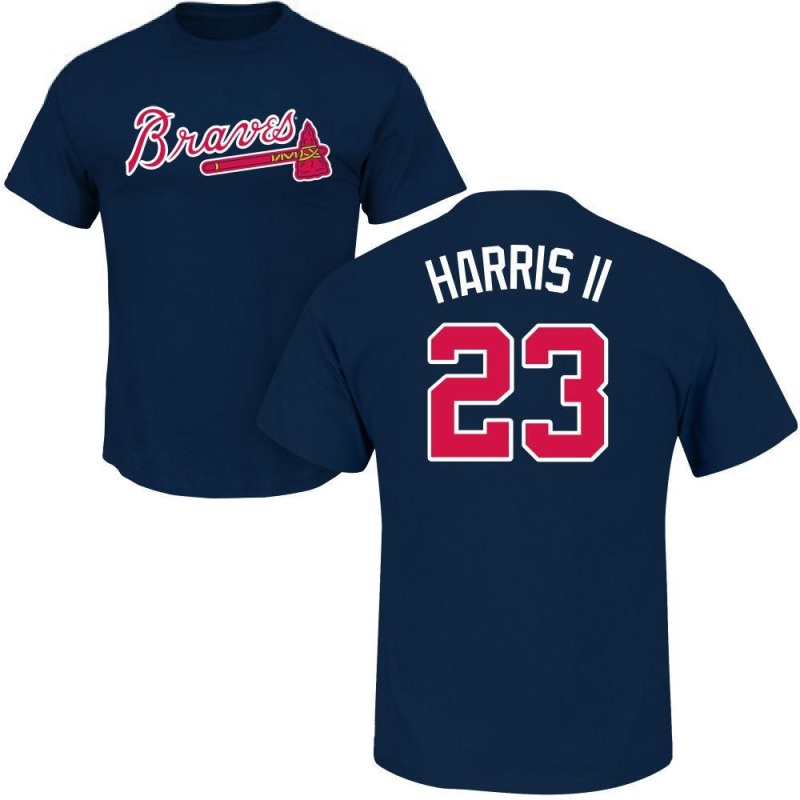 Women's Michael Harris II Name & Number T-Shirt - Navy - Tshirtsedge