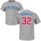 Michael Hermosillo Name & Number T-Shirt - Gray