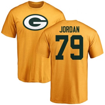 Michael Jordan Name & Number T-Shirt - Gold