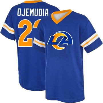 Michael Ojemudia Name & Number Game Day V-Neck T-Shirt - Royal