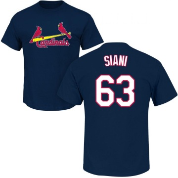 Michael Siani Name & Number T-Shirt - Navy