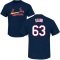Michael Siani Name & Number T-Shirt - Navy