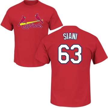 Michael Siani Name & Number T-Shirt - Red