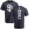 Michel Baez Backer T-Shirt - Navy
