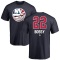 Mike Bossy Name and Number Banner Wave T-Shirt - Navy
