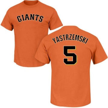 Mike Yastrzemski Name & Number T-Shirt - Orange
