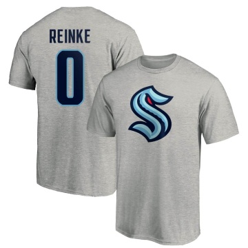 Mitch Reinke Name & Number T-Shirt - Gray