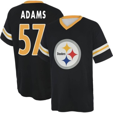 Montravius Adams Name & Number Game Day V-Neck T-Shirt - Black