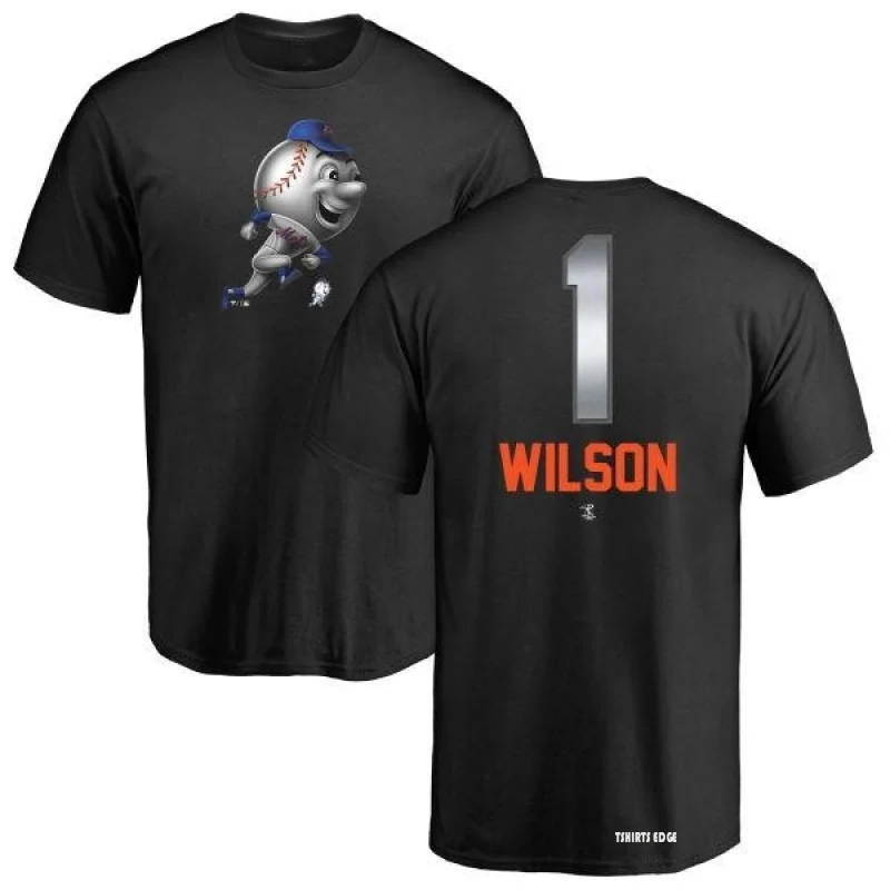 Mookie Wilson Midnight Mascot T-Shirt - Black - Tshirtsedge