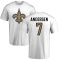 Morten Andersen Name & Number T-Shirt - White