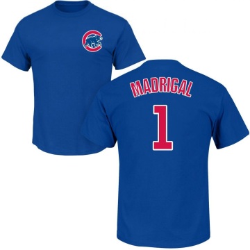 Nick Madrigal Name & Number T-Shirt - Royal
