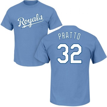 Nick Pratto Name & Number T-Shirt - Light Blue
