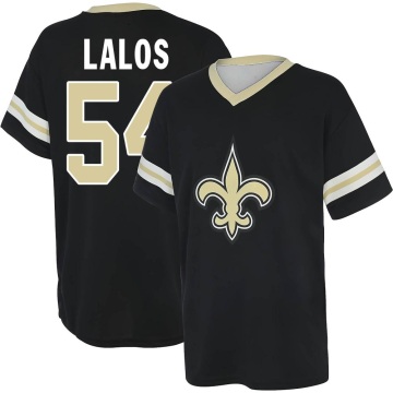 Niko Lalos Name & Number Game Day V-Neck T-Shirt - Black