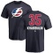 Nikolai Khabibulin Name and Number Banner Wave T-Shirt - Navy