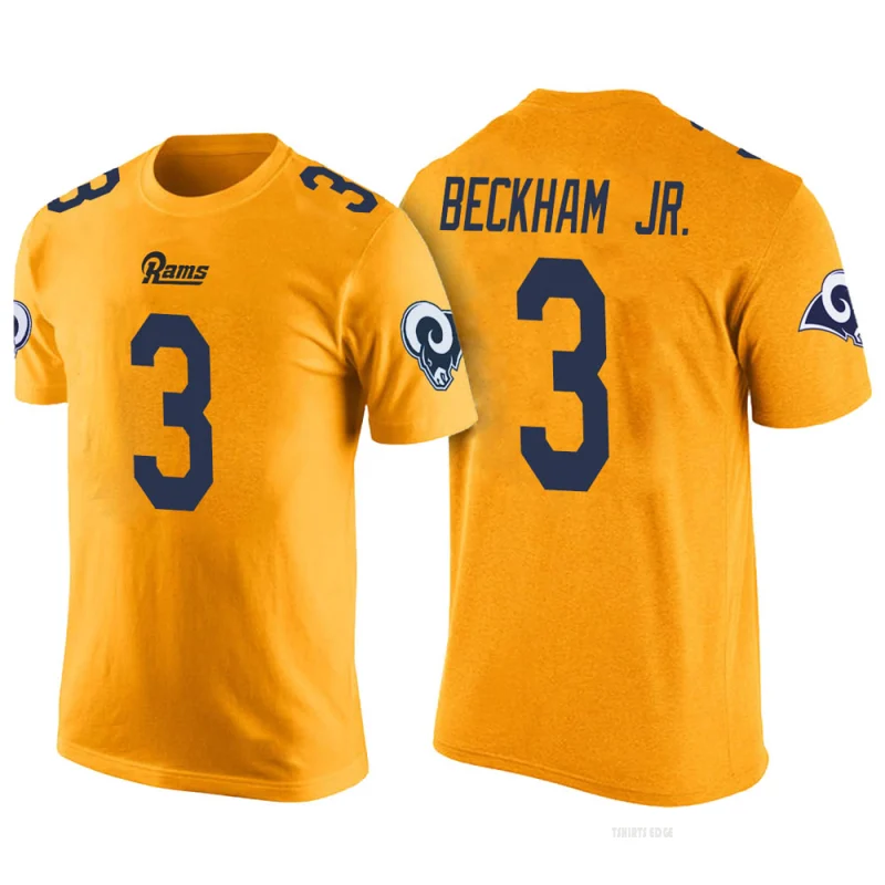 Odell Beckham Jr. Legend Color Rush T-Shirt - Yellow - Tshirtsedge