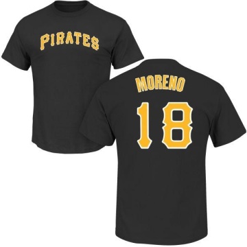 Omar Moreno Name & Number T-Shirt - Black