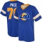 Orlando Pace Name & Number Game Day V-Neck T-Shirt - Royal