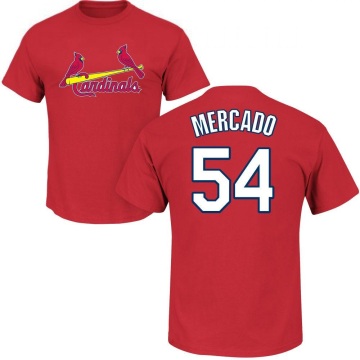 Oscar Mercado Name & Number T-Shirt - Red