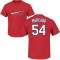 Oscar Mercado Name & Number T-Shirt - Red