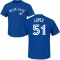 Otto Lopez Name & Number T-Shirt - Royal