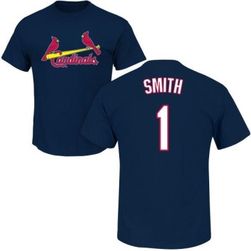Ozzie Smith Name & Number T-Shirt - Navy