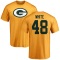 Parker White Name & Number T-Shirt - Gold