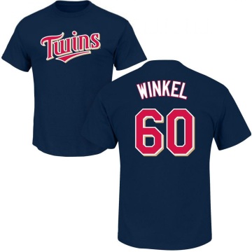 Pat Winkel Name & Number T-Shirt - Navy