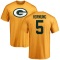 Paul Hornung Name & Number T-Shirt - Gold