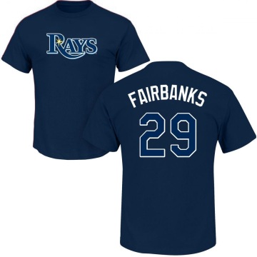 Pete Fairbanks Name & Number T-Shirt - Navy