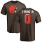 Pierre Strong Jr. Name & Number T-Shirt - Brown