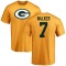 Quay Walker Name & Number T-Shirt - Gold
