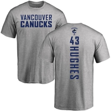 Quinn Hughes Backer T-Shirt - Ash
