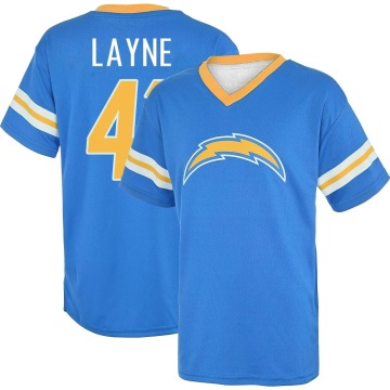 Raheem Layne Name & Number Game Day V-Neck T-Shirt - Royal
